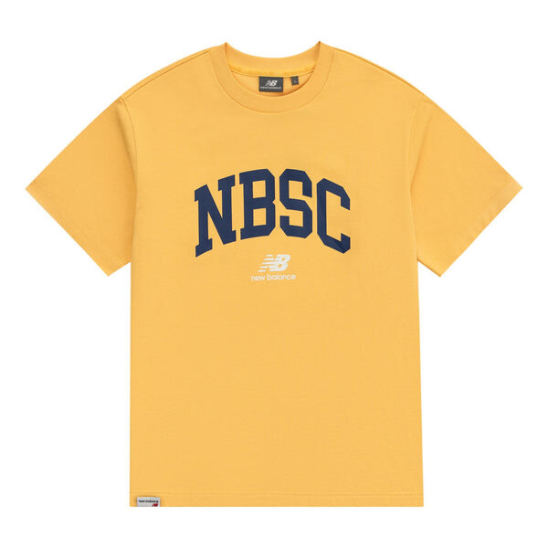 

Футболка с принтом логотипа New Balance, желтый
