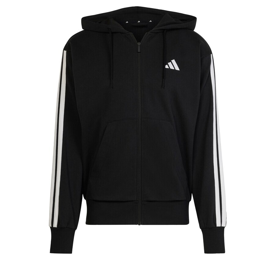 

Свитер с капюшоном на молнии ADIDAS SPORTSWEAR Athletic Zip-Up Hoodie Essentials, черный