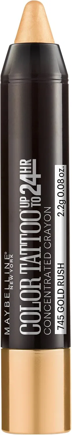 Карандаш для век Color Tattoo Concentrated Crayons, 745 Gold Rush, Michelin, 0.08 oz, золотой — фото 3