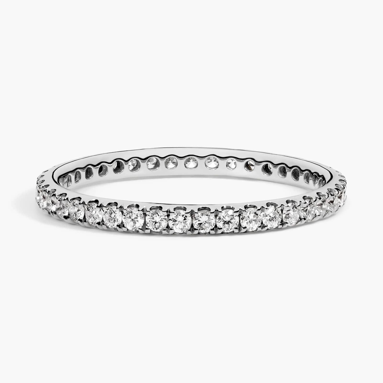 

Кольцо Riviera Pavé Diamond Eternity из 14-каратного белого золота (1/2 карата Tw. - HI / SI1-SI2) Blue Nile