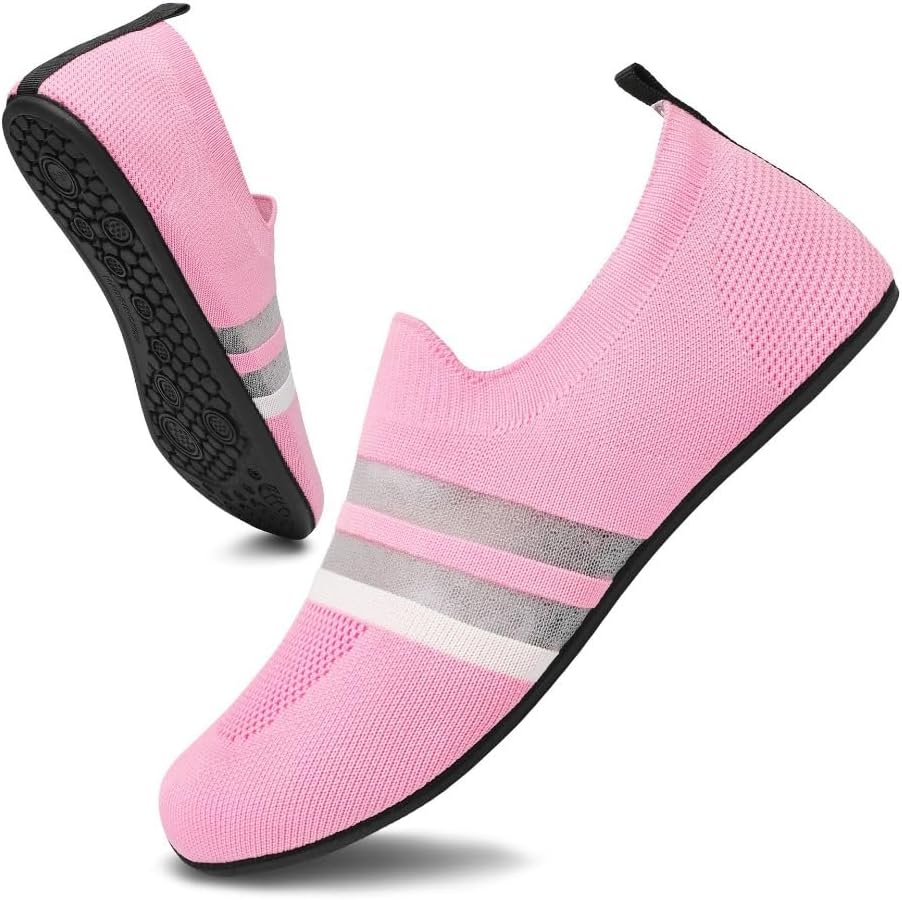 

Гоночные туфли для симрейсинга для мужчин, слипоны, домашние игровые носки-тапочки с хорошим сцеплением Geerta, розовый