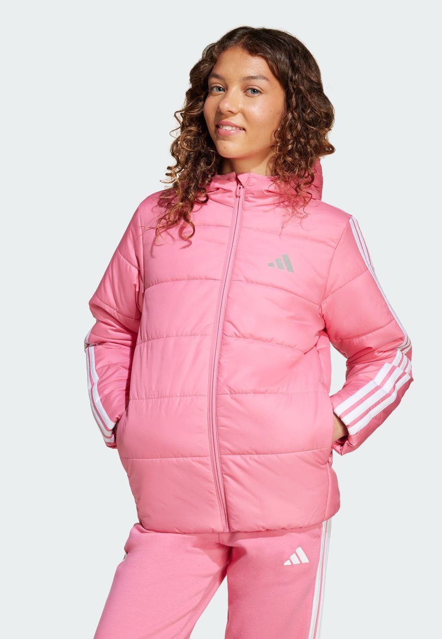 Зимняя куртка Adidas Performance JUNIOR UNISEX, Pink Fusion White/Pink — фото 3