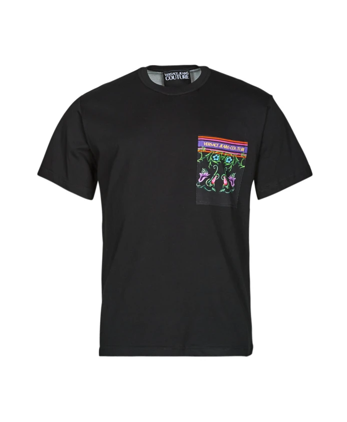 

Черная футболка Icons с логотипом. Versace Jeans Couture, черный