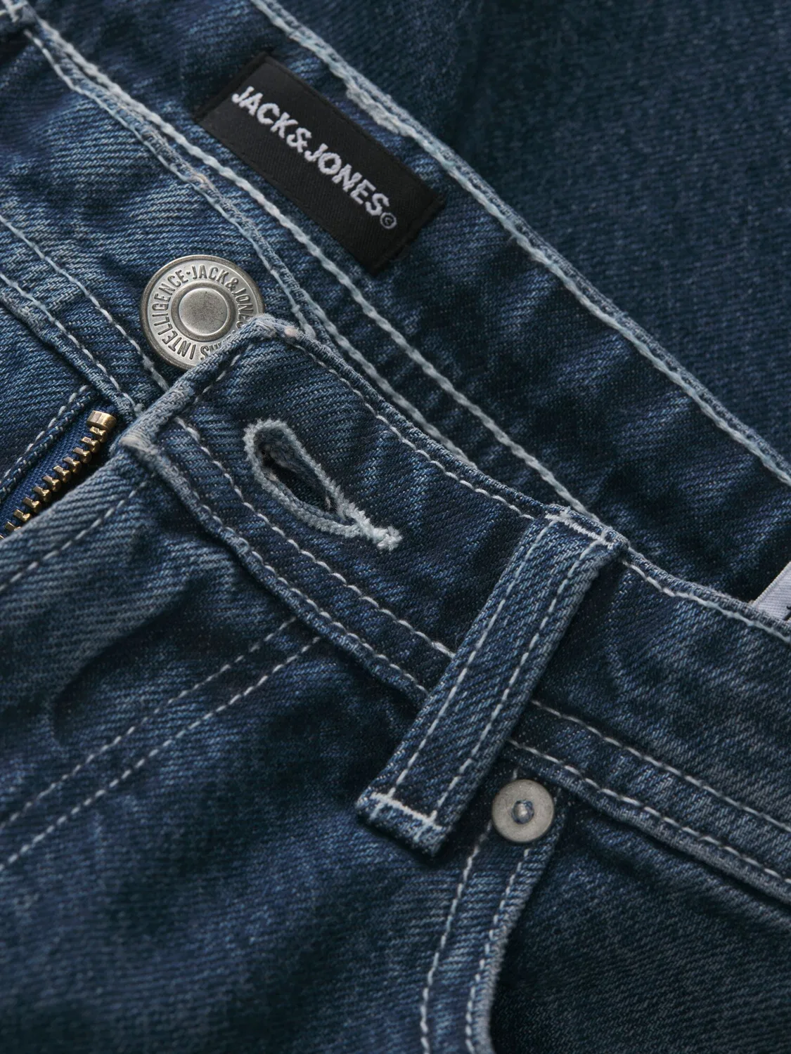 Обычные джинсы 'JJIRon' Jack & Jones Junior, Dark Blue — фото 4