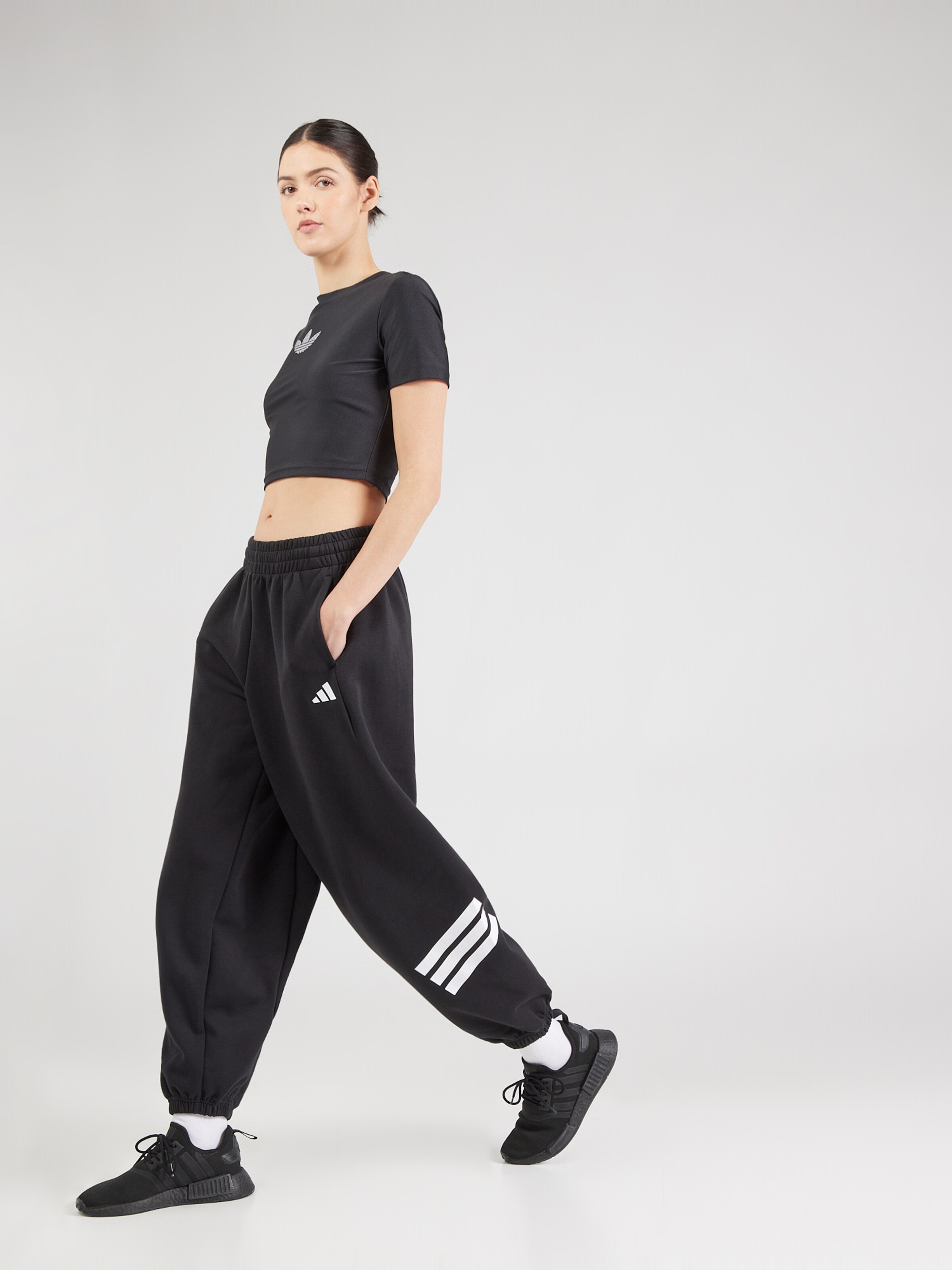 Adidas Sportswear Регулярные тренировочные штаны 'Future Icons' в черном цвете — фото 4