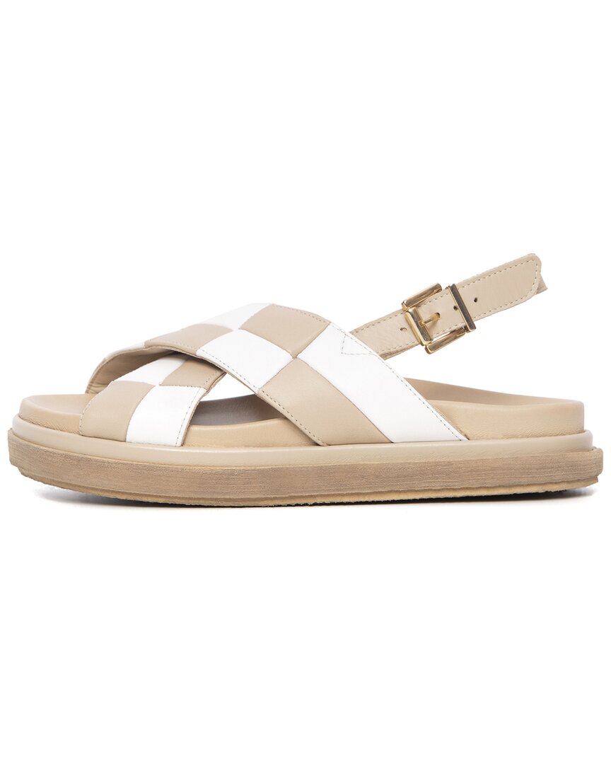ALOHAS Marshmallow Leather Sandal, бежевый — фото 2