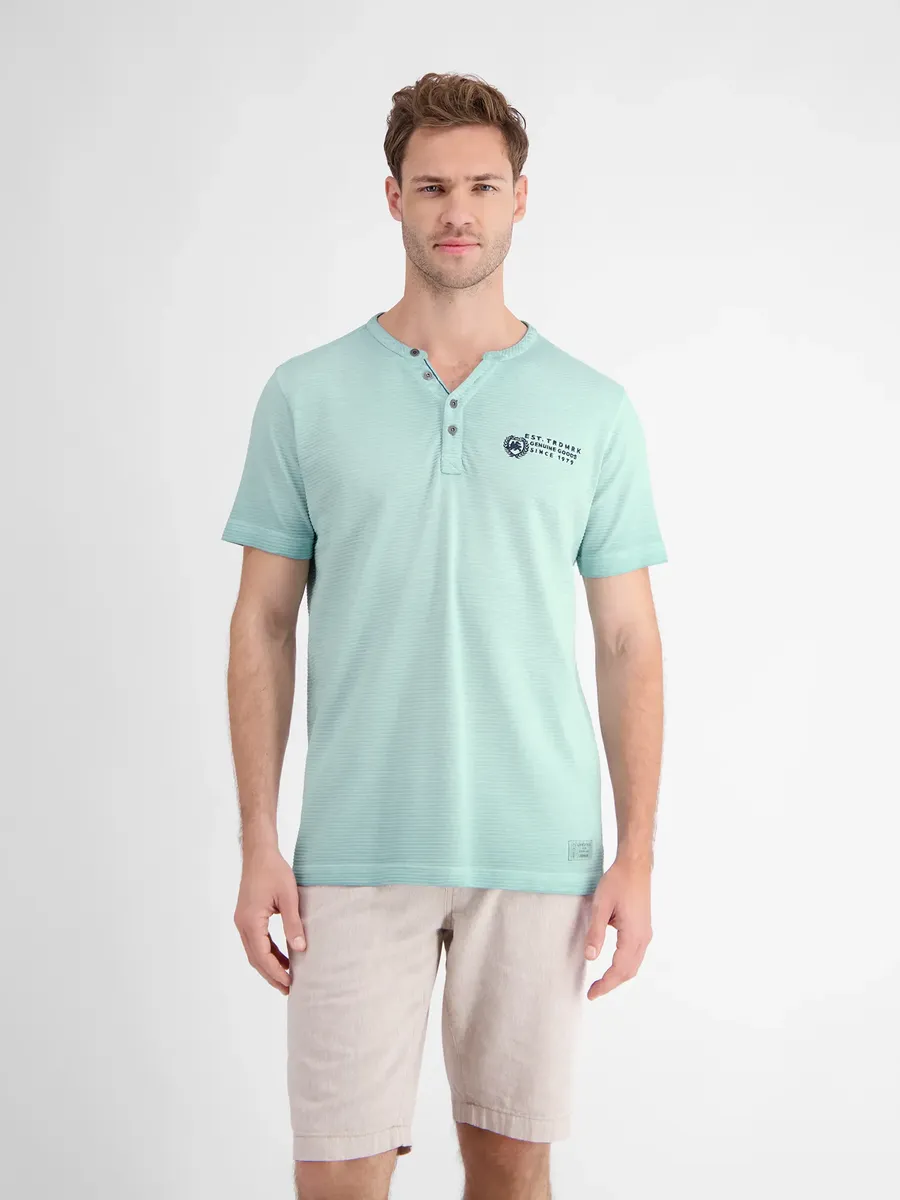 

Футболка LERROS Henley "LERROS Serafino для мужчин в спортивном стиле", синий