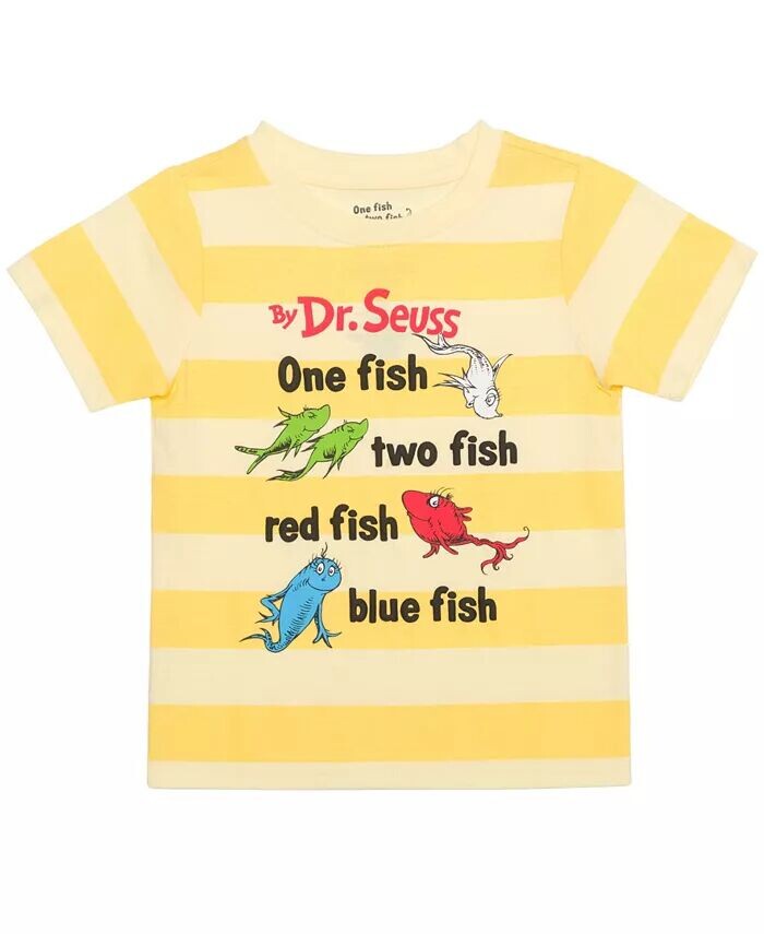 

Футболка с коротким рукавом для малышей Dr. Seuss, желтый