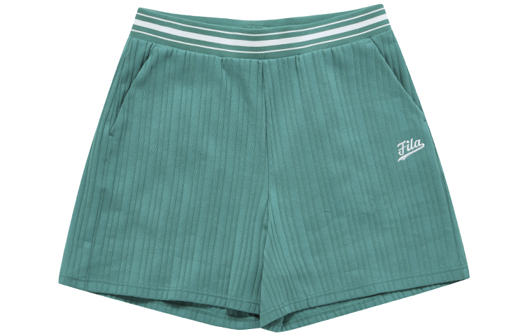 

Женские повседневные шорты сосново-зеленые FILA FUSION