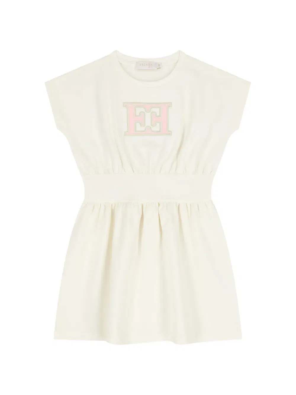 Платье со сборками Escada Kids, нейтральный