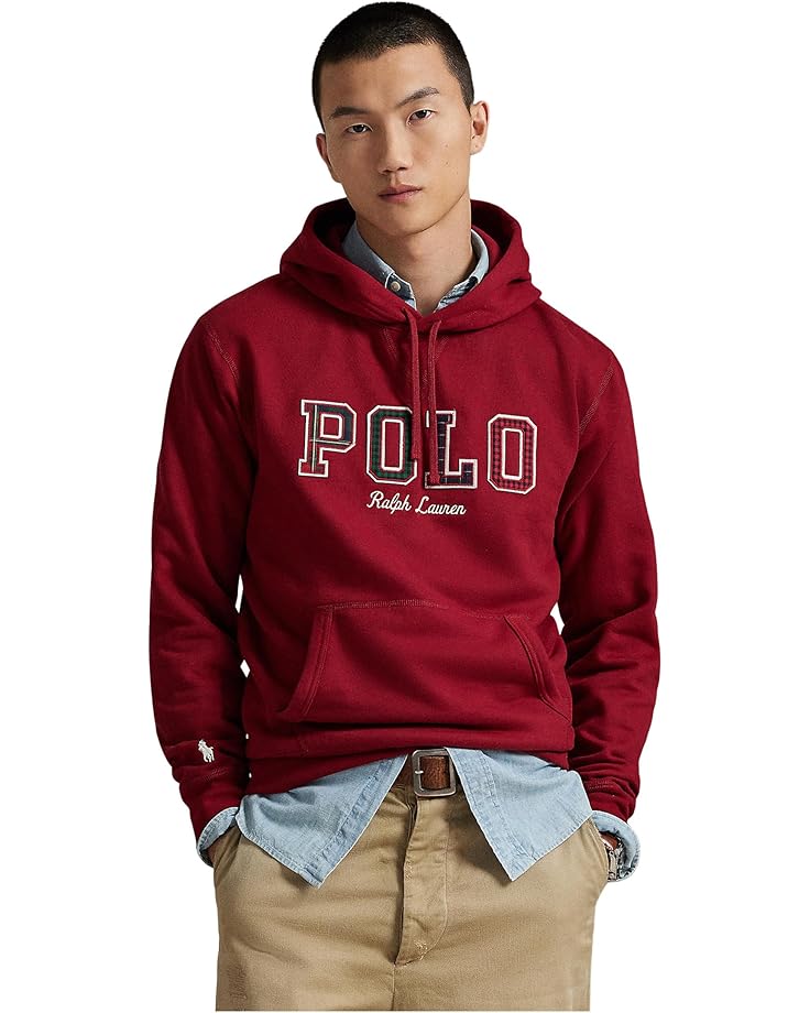 

Мужская толстовка Polo Ralph Lauren The RL Fleece Plaid-Logo, Holiday Red