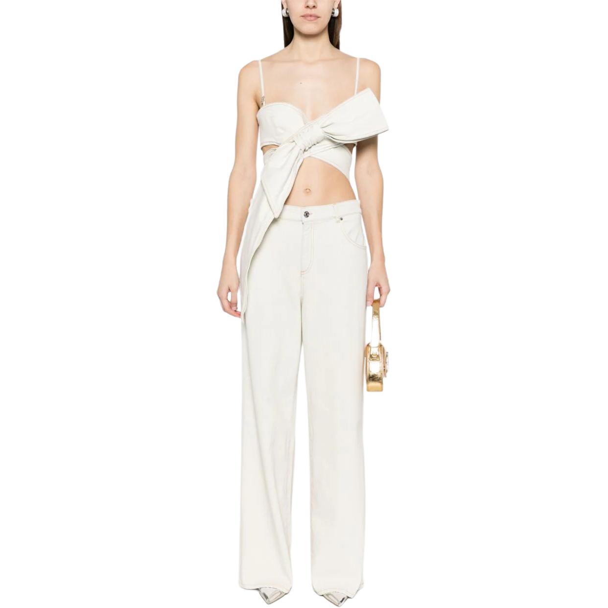 Blumarine Джинсы бойфренды с эффектом отбеливания — фото 4