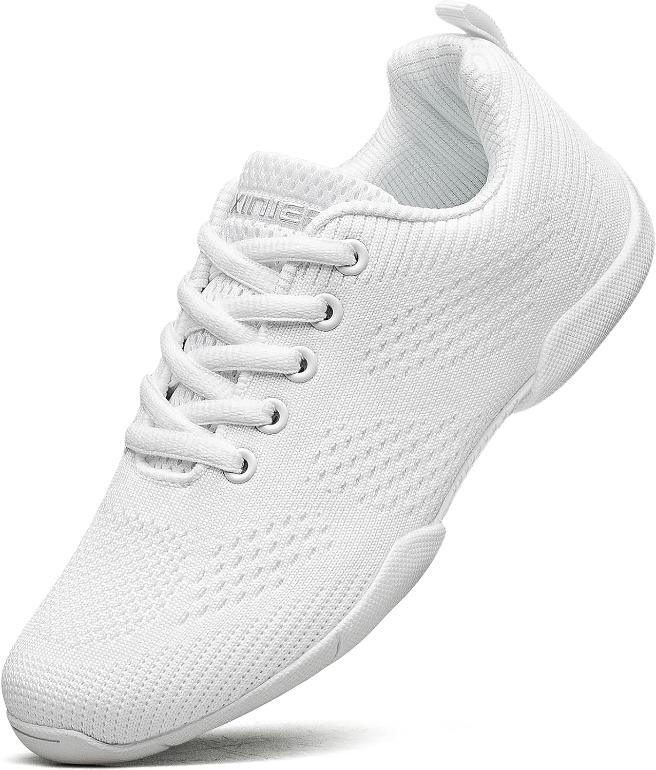 

Детские белые кроссовки для черлидинга Легкие спортивные туфли для соревнований Женские кроссовки для хип-хопа, гимнастики и танцев Baxinier