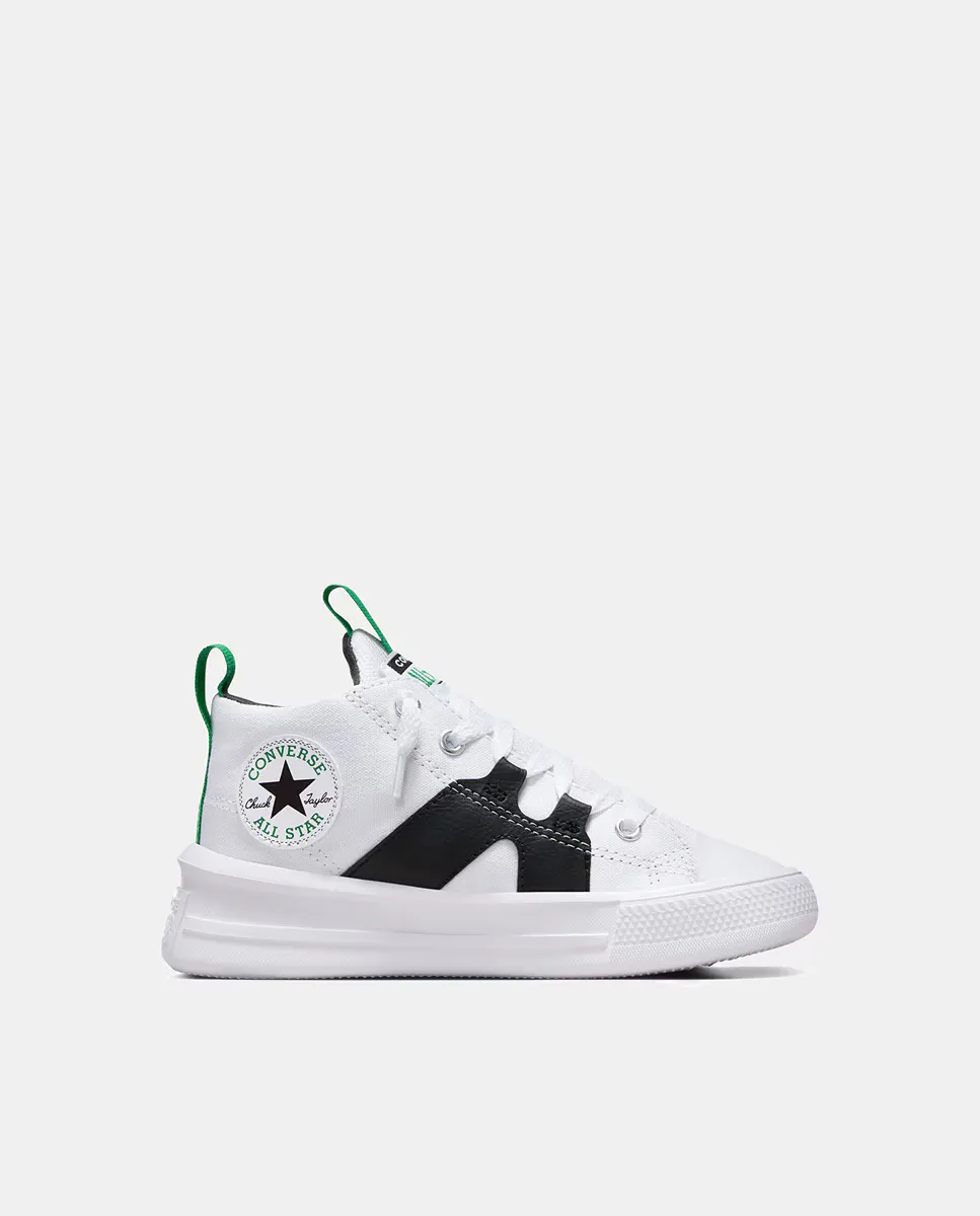 

Детские повседневные кроссовки Chuck Taylor All Star Ultra Home Team Mid Top Converse, белый
