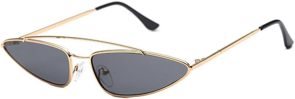 

Ретро-солнцезащитные очки в стиле стимпанк для женщин и мужчин, модные очки с металлическим покрытием, разноцветные линзы, прозрачные линзы, стильные очки с защитой от УФ-излучения UV400 KTUCN, Gold Grey