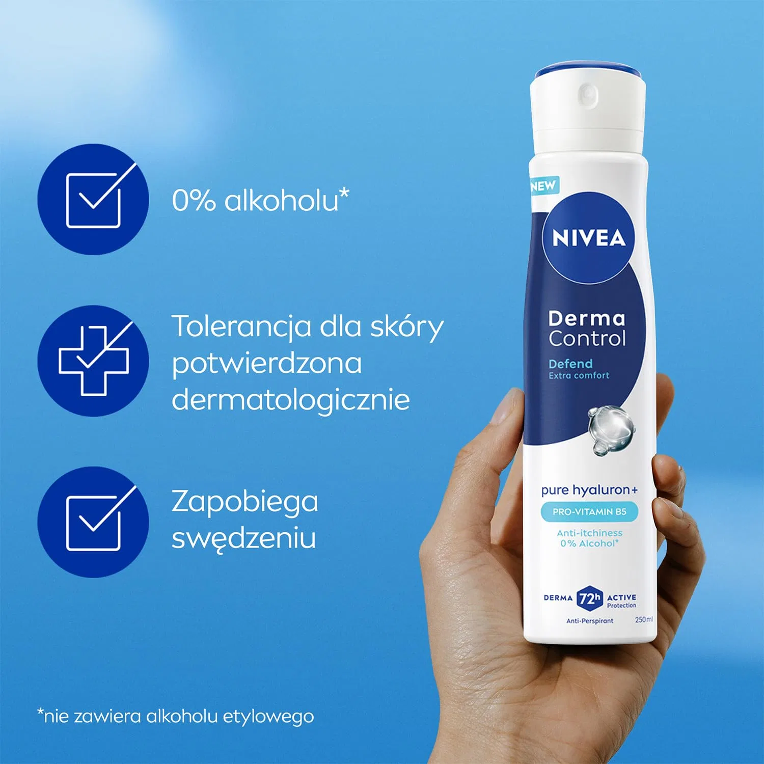 Женский антиперспирант NIVEA Derma Control Defend с гиалуроновой кислотой Nivea — фото 4