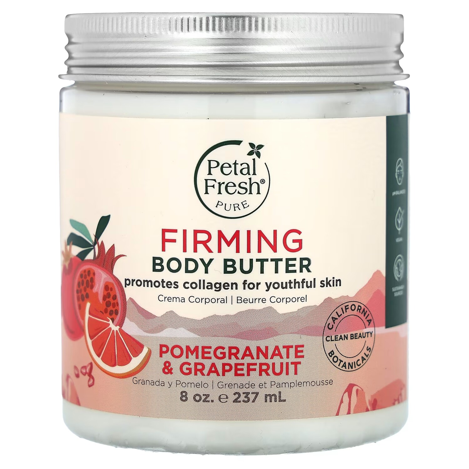 

Масло укрепляющее для тела Petal Fresh Pure с гранатом и грейпфрутом, 237 мл