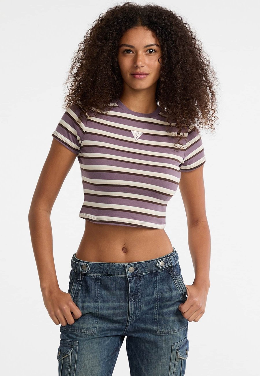 

Футболка Guess Print T-shirt, Mehrfarbig Violett/Purple