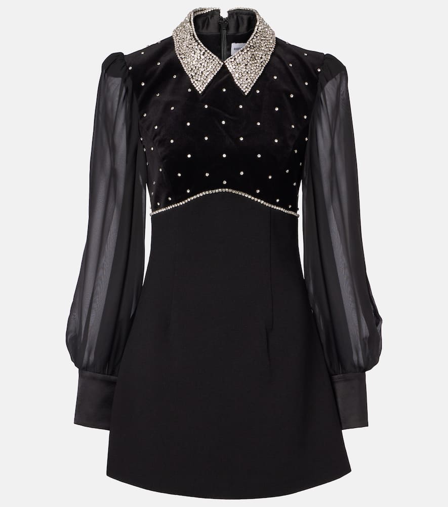 

Кристальная мини-юбка Rebecca Vallance, Black