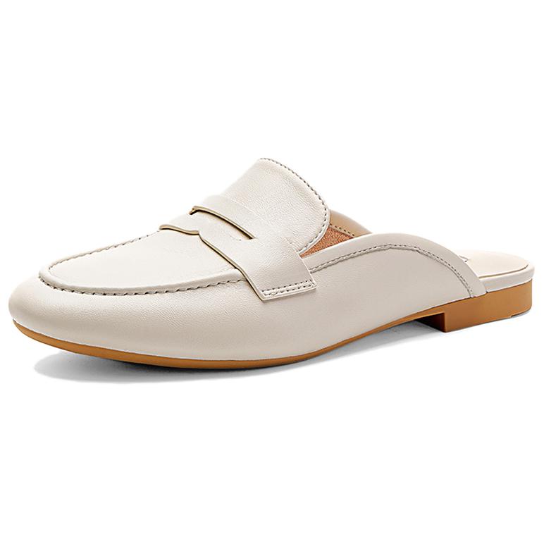 NINE WEST Женские противоскользящие тапочки с закрытым носком абрикос, цвет Apricot — фото 4