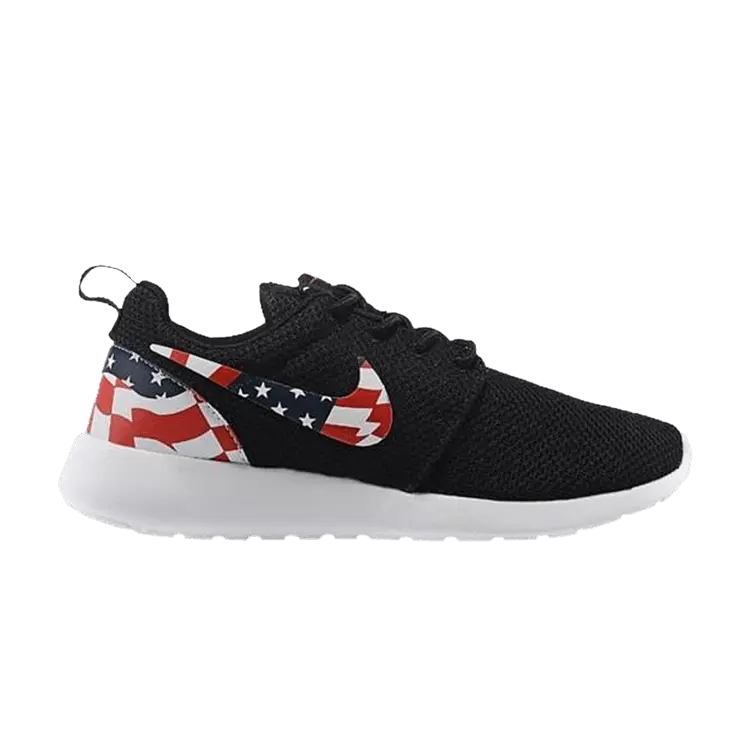 

Кроссовки Nike Rosherun 'Black Game Royal', черный