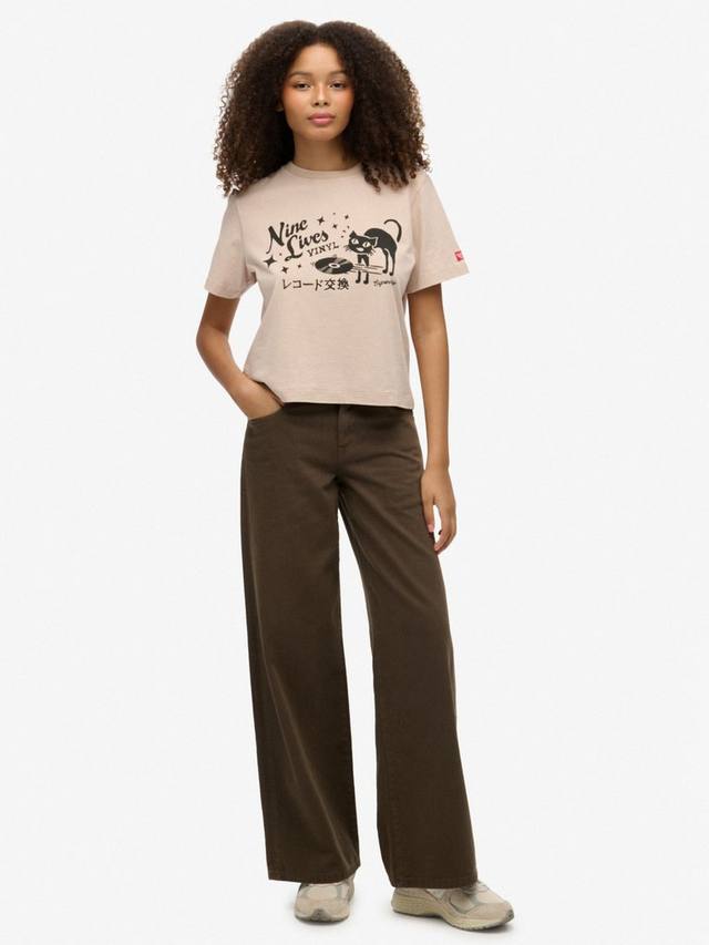 

Брюки мешковатые Mid Rise Superdry, Deep Khaki Green