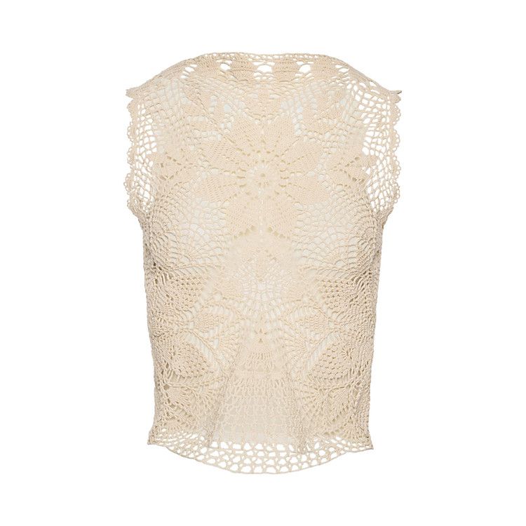 

Топ Magda Butrym Crochet Top 'Cream'