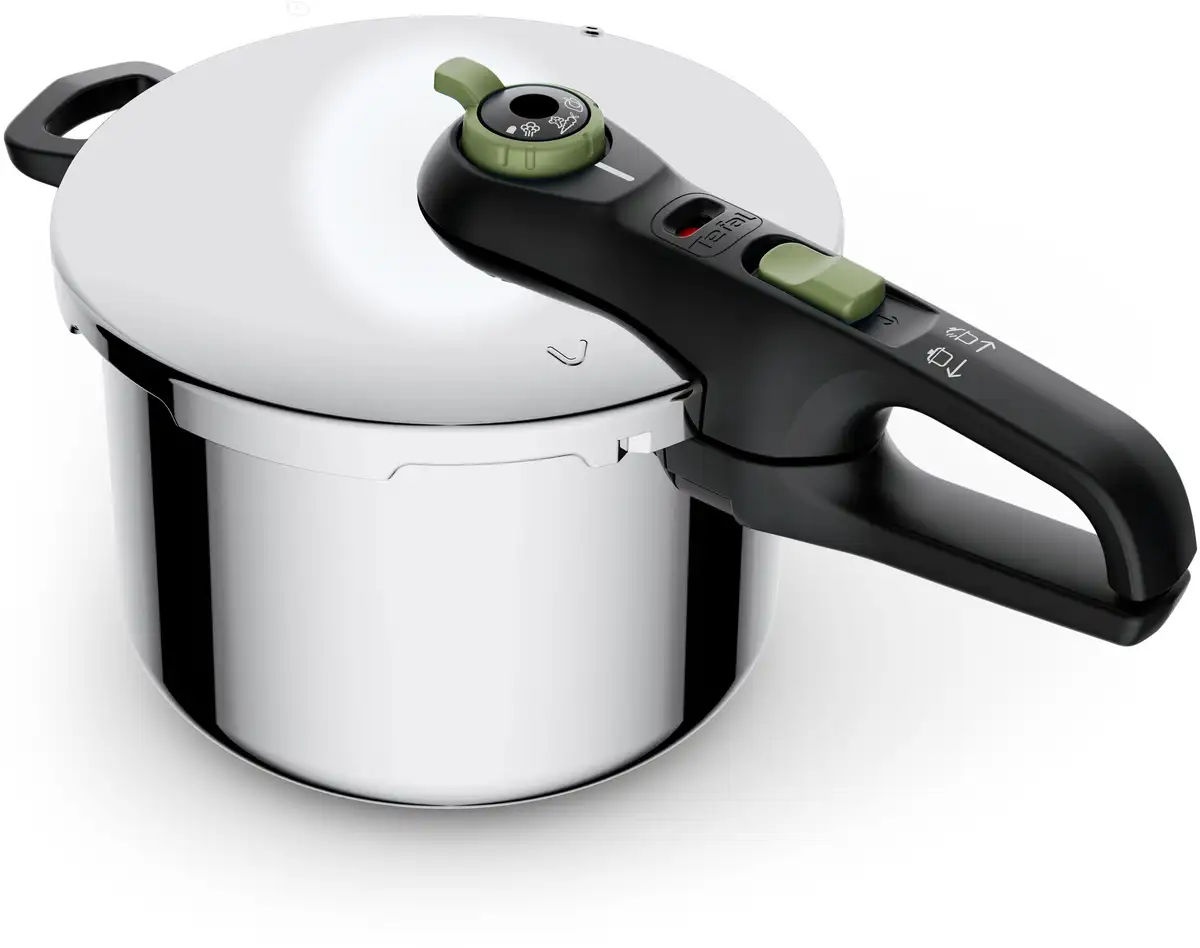 

Скороварка Tefal "Secure Trendy" из нержавеющей стали с подставкой, 6 л