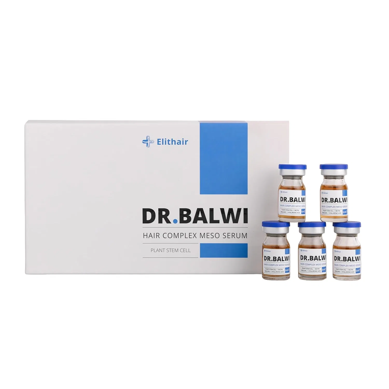 Сыворотка против выпадения волос с Procapil и AnaGain 5 x 6 мл от Dr. Balwi Elithair