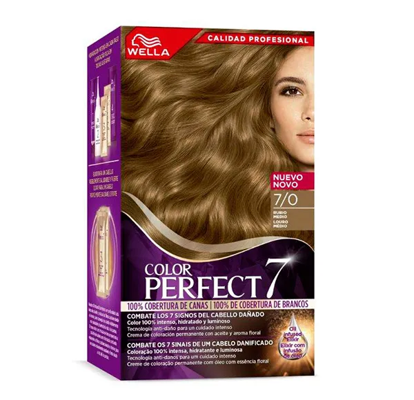 

Перманентное окрашивание Tinte Color Perfect Color Perfect 7, цвет rubio medio