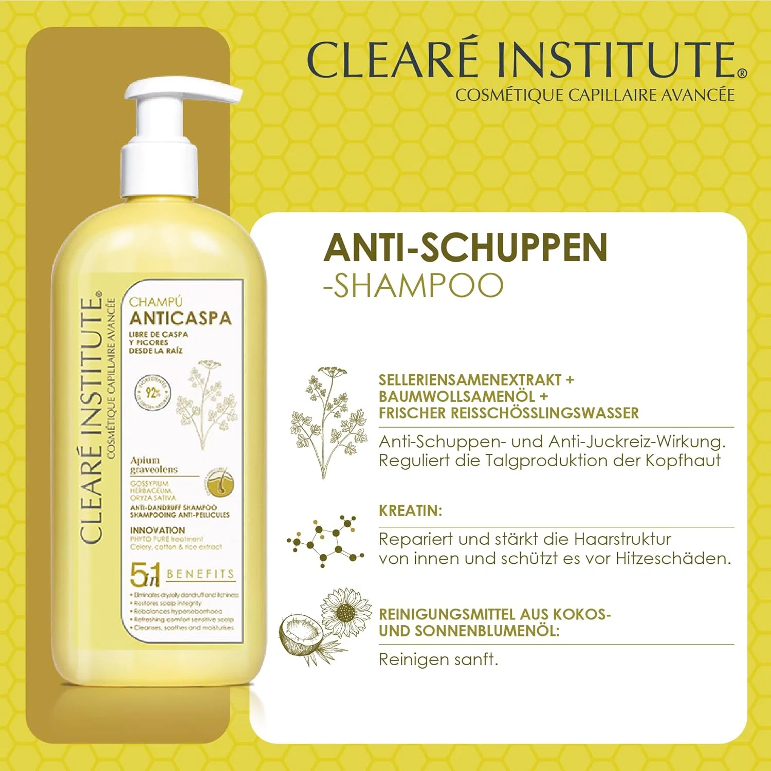 Шампунь против перхоти Clearé Institute Clearé Institute — фото 3