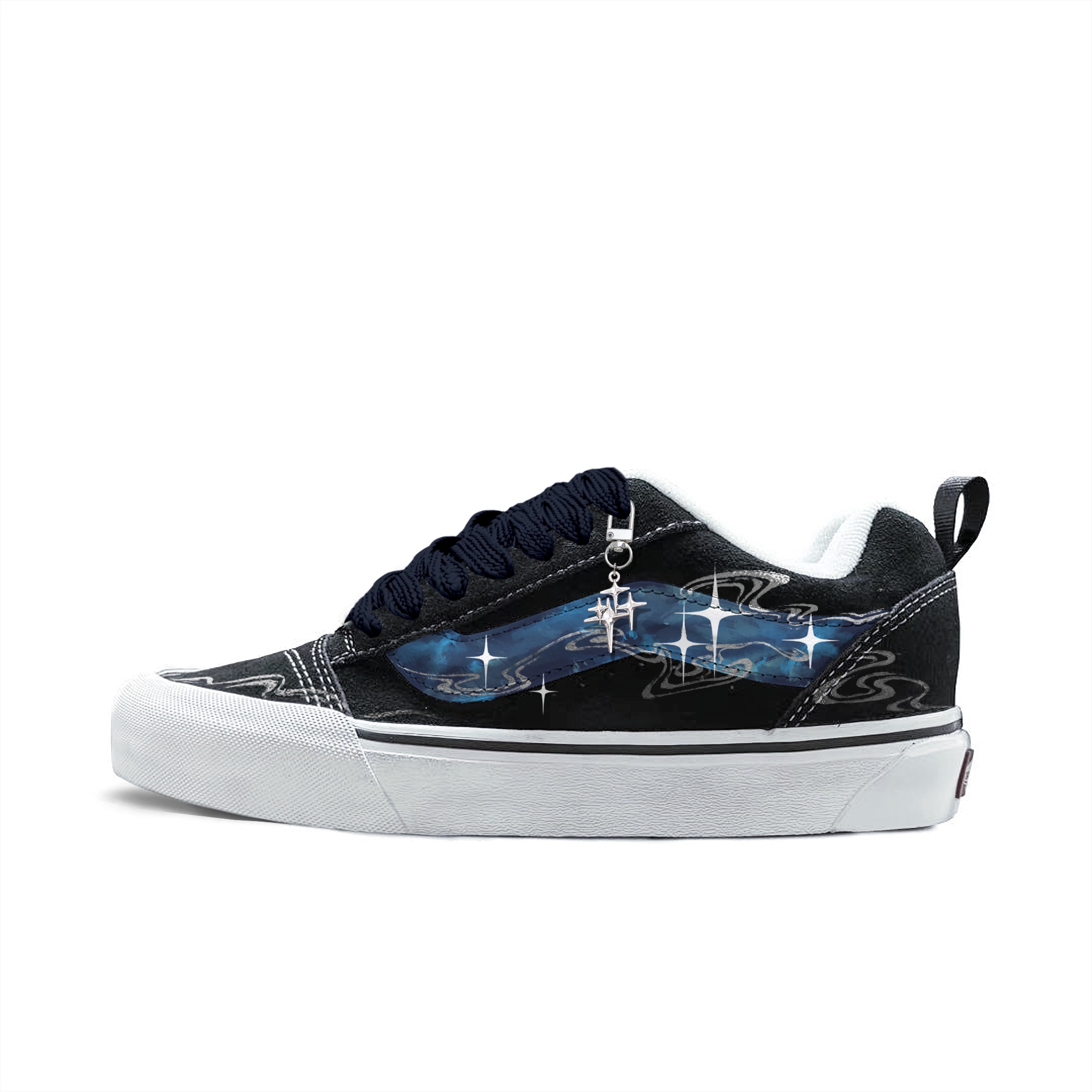 

Vans Кроссовки Knu Skool Abrasion Resistant Low top Unisex Blue Silver