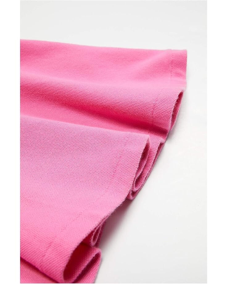Платье Polo Ralph Lauren Kids Short-Sleeve Polo Dress, цвет Baja Pink — фото 3