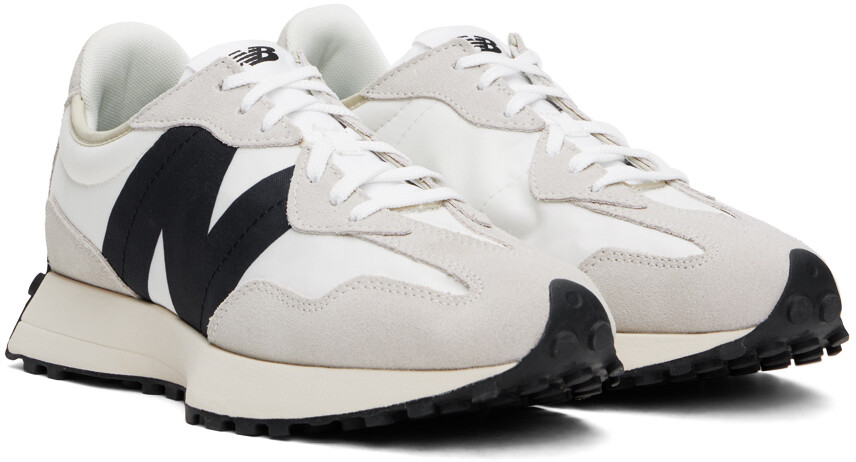 Кроссовки Off-White 327 New Balance, Sea salt/White/Black — фото 4