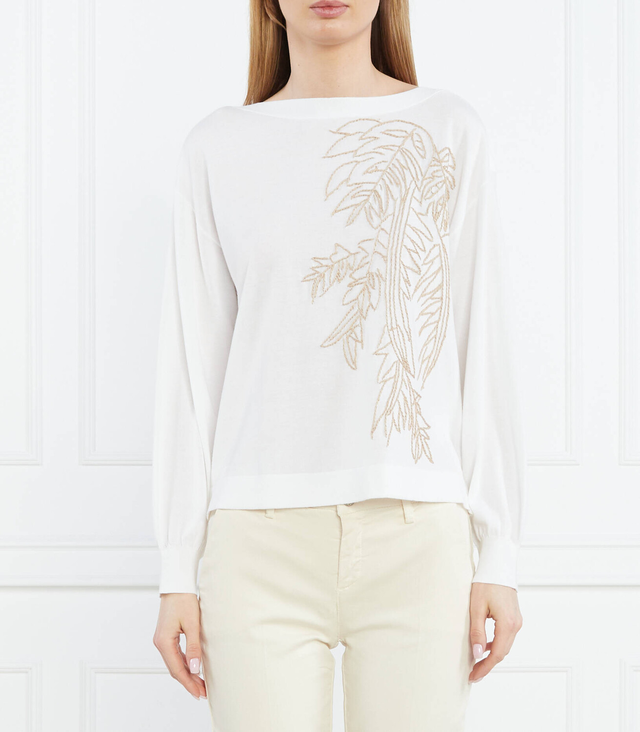 

Свитер Marc Cain Regular Fit, экрю