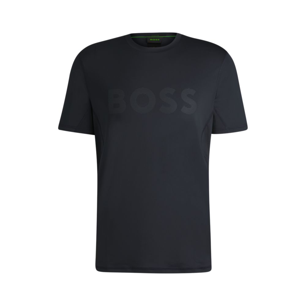 

Футболка Active облегающего кроя с функцией управления влажностью BOSS, темно-синий