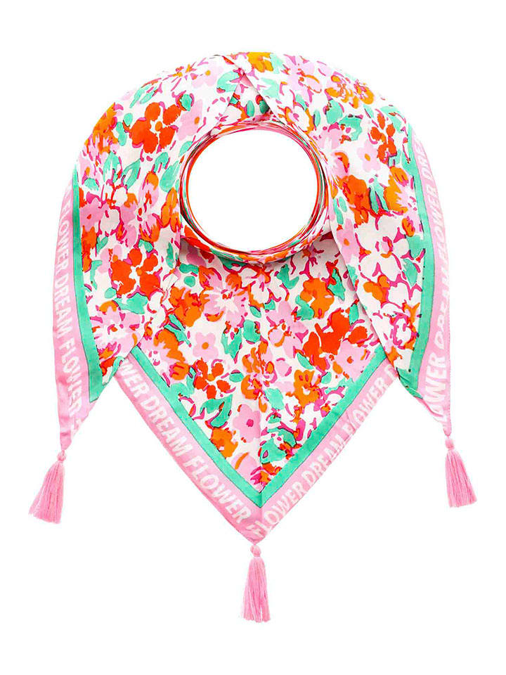 

Треугольный шарф "Цветочный луг" разноцветный - (Д)200 x (Ш)100 см Zwillingsherz