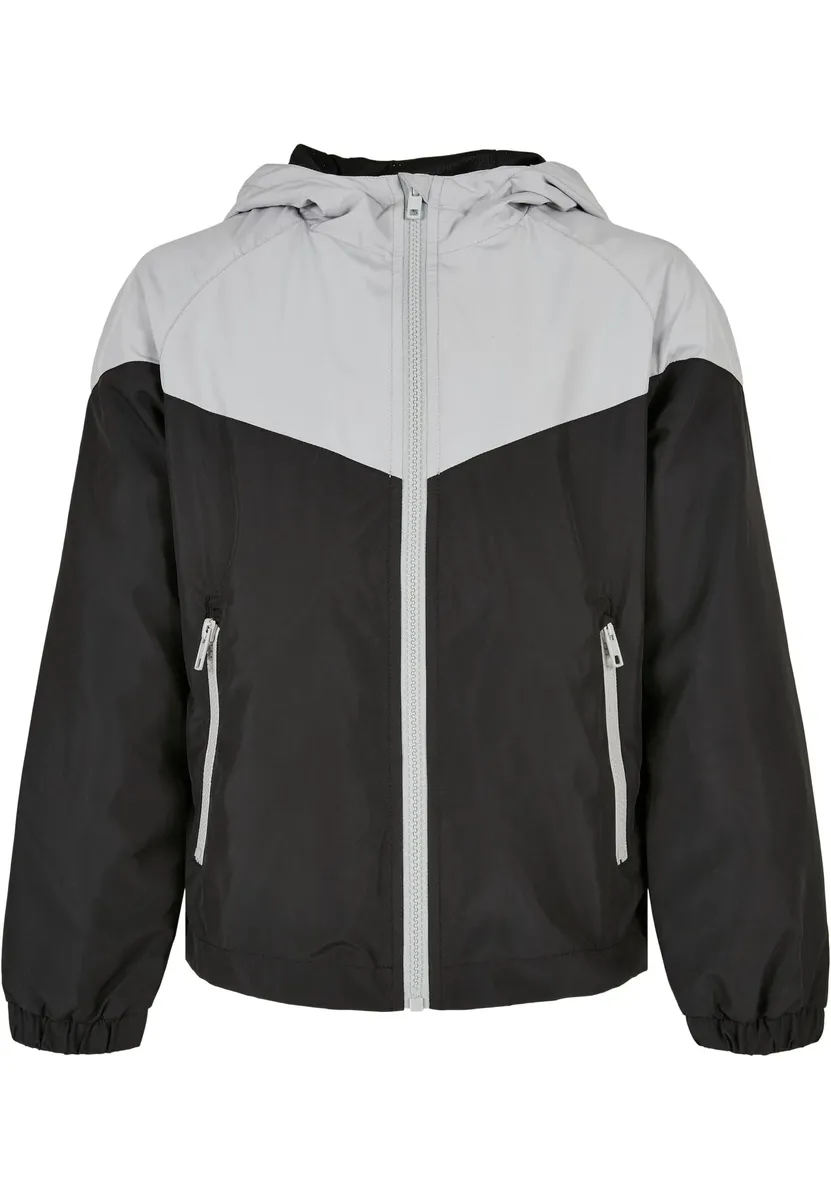 

Всепогодная куртка URBAN CLASSICS " Urban Classics Men's Boys 2-Tone Tech Windrunner" (1 шт.), с капюшоном, черный