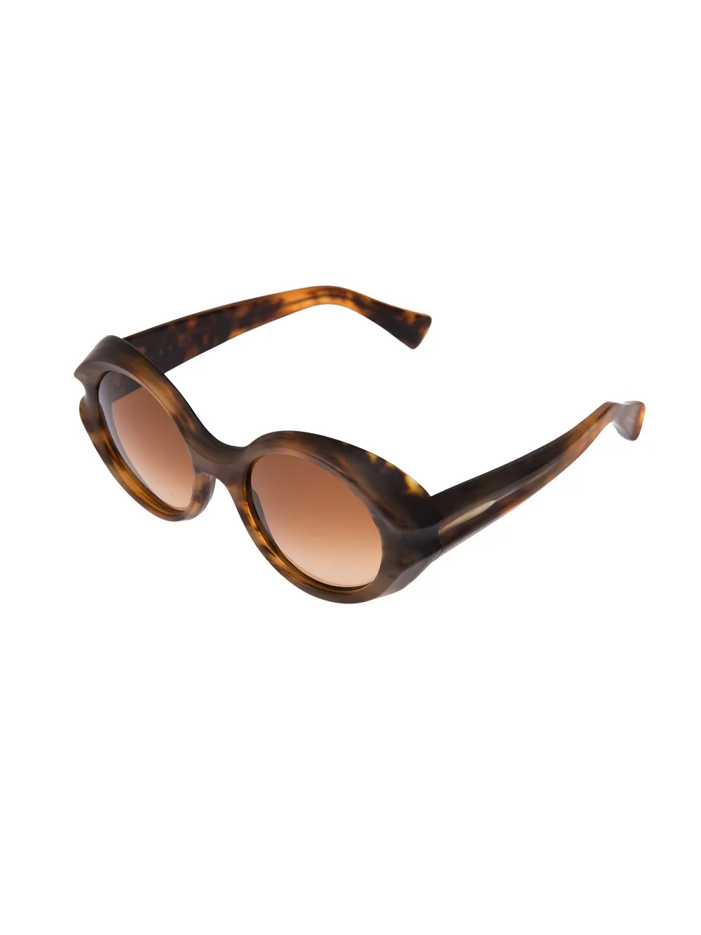 

Массивные литые солнцезащитные очки Marni Eyewear, коричневый