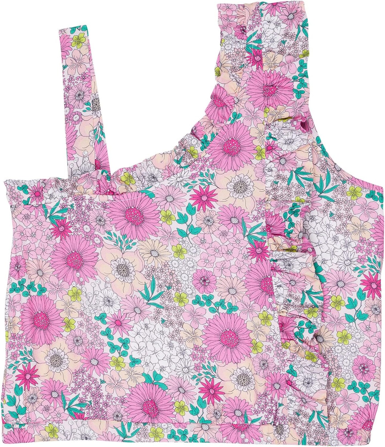 

Купальный топ shade critters One Shoulder Top - Mod Floral Pink, розовый