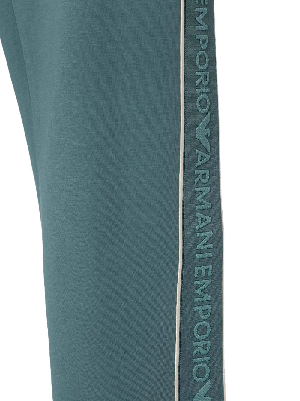 Спортивные брюки с логотипом EMPORIO ARMANI, зеленый — фото 3