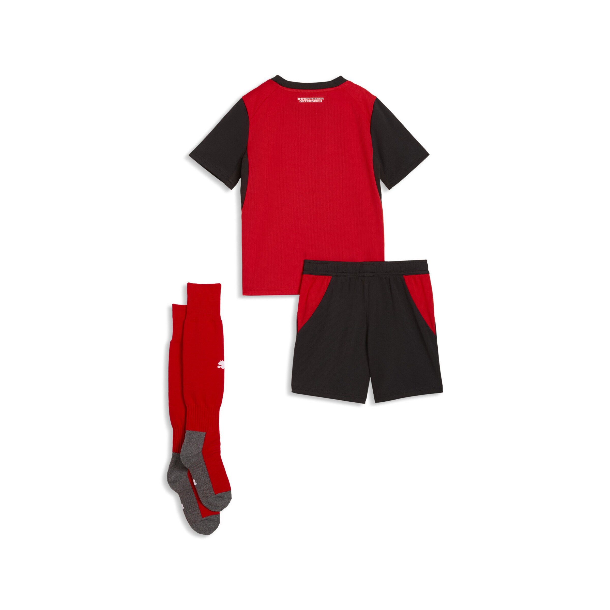 PUMA Спортивный костюм 'Österreich 2026' в красном и черном цвете — фото 2