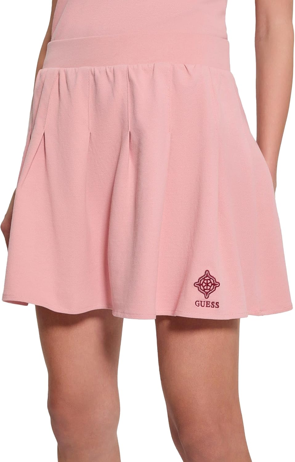 

GUESS Женская экологичная теннисная юбка Suzanne, Beloved Pink