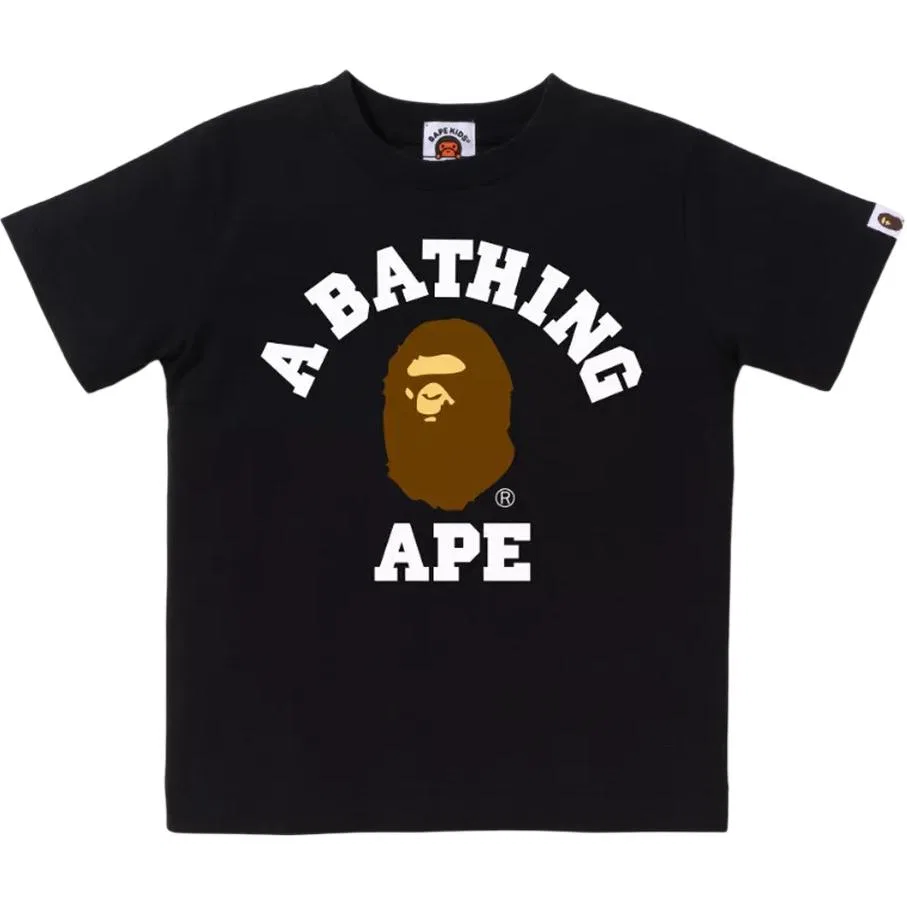 Детская футболка с круглым вырезом A BATHING APE, Green — фото 3