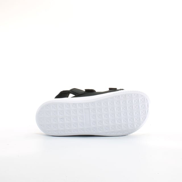 Женские текстильные босоножки на платформе ylm 19 e с ремешками 369424 01 Puma, черный — фото 2