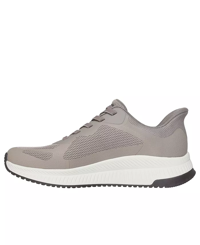 Мужские слипоны: BOBS Sport Squad Chaos 4 повседневные кроссовки от Finish Line Skechers, загар/бежевый — фото 2