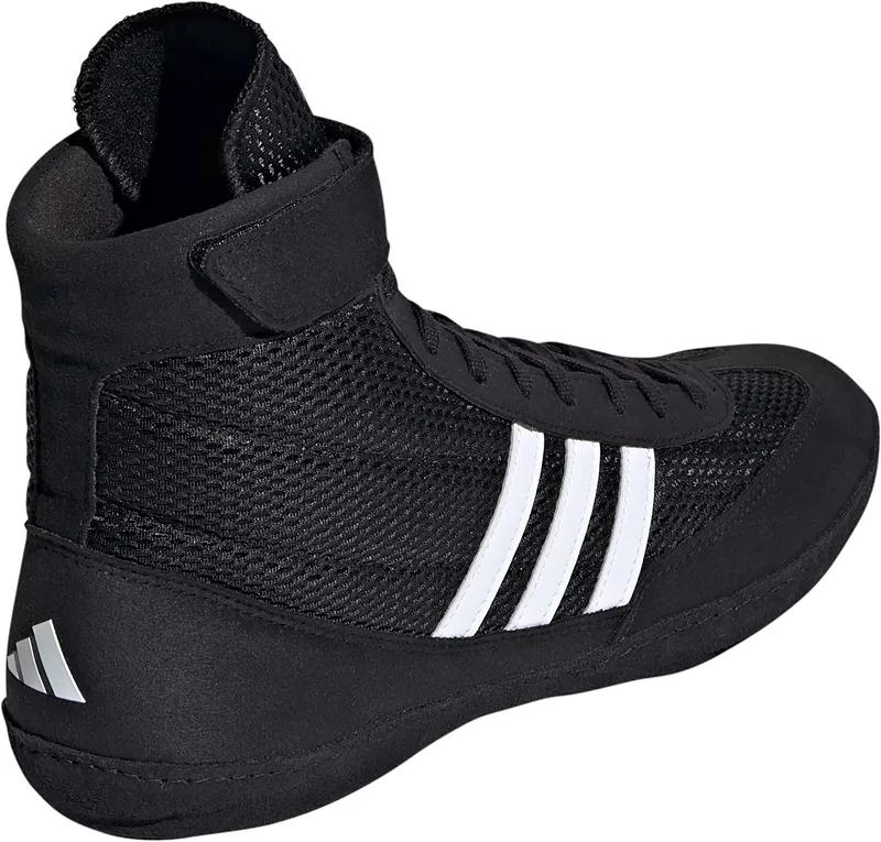 Мужские борцовские кроссовки adidas Combat Speed ​​IV Outer Circle Sports, черный/белый — фото 3