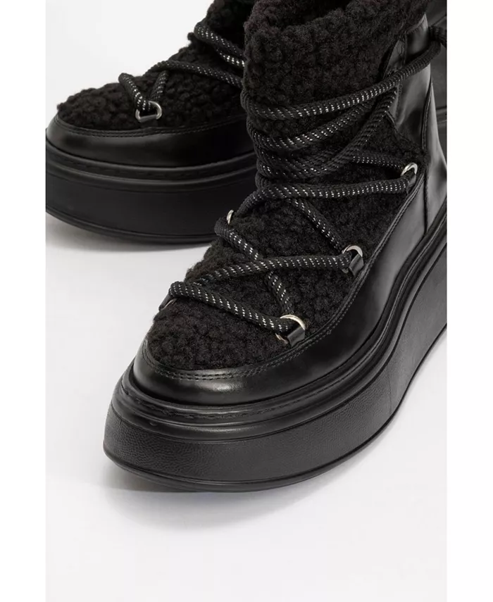 Ботинки Dila с меховой подкладкой (женские) Prologue Shoes, черный — фото 3