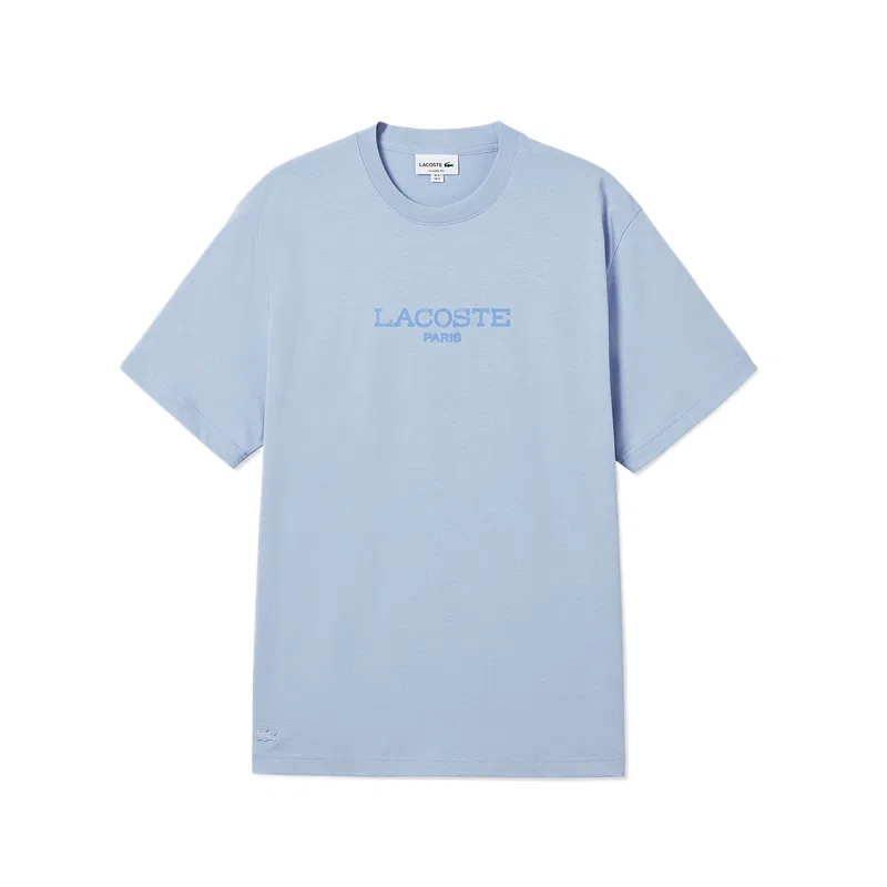 Футболка мужская Lacoste Moderate, с круглым вырезом, синий