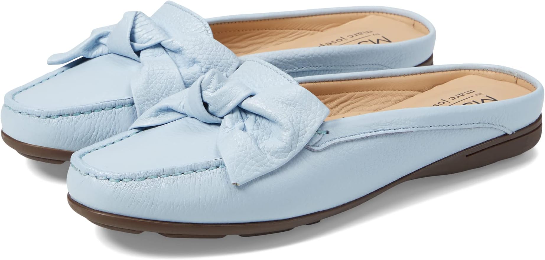 

Лоферы Diane Street Marc Joseph New York, цвет Baby Blue Tumbled